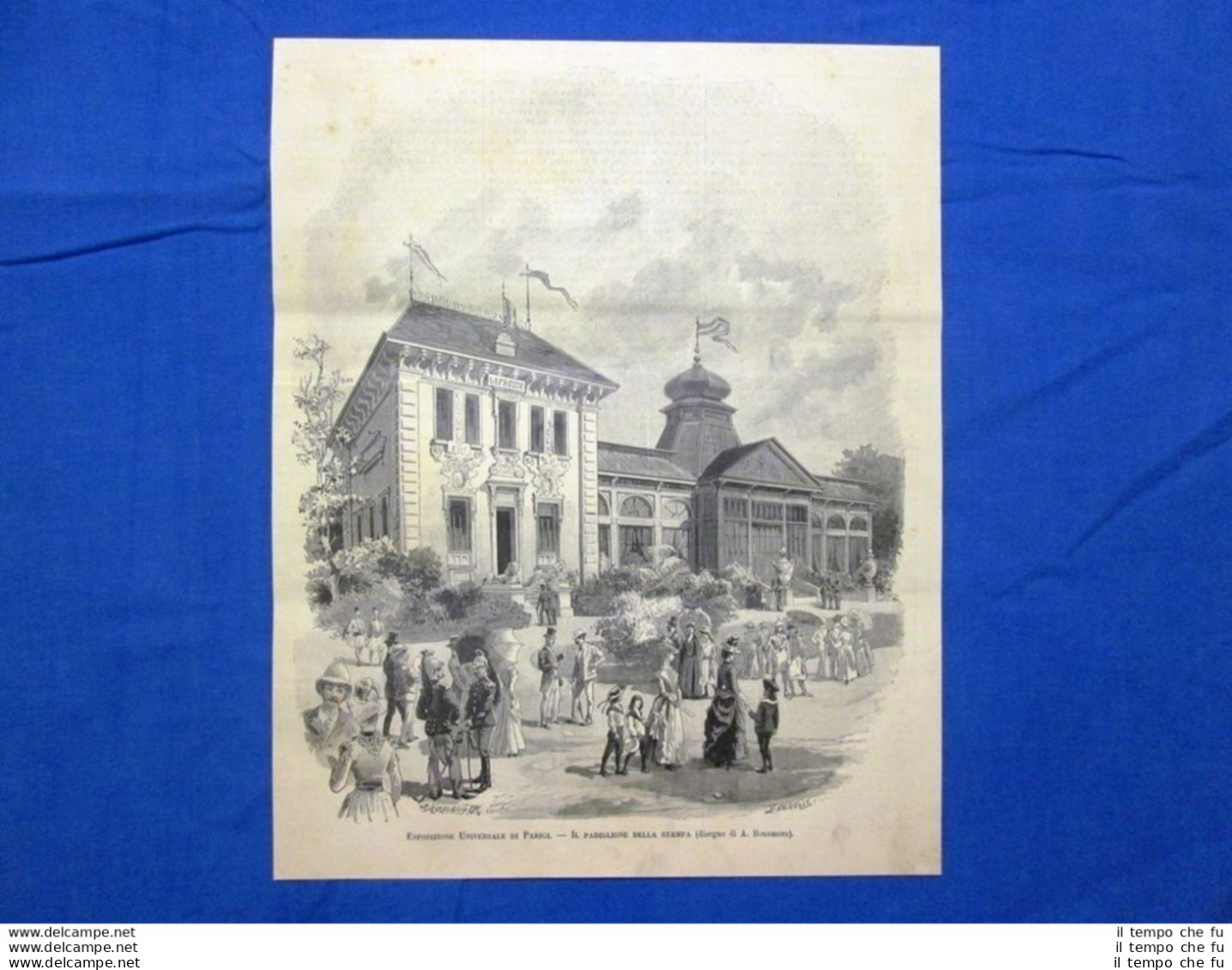 Esposizione Universale Di Parigi Del 1889: Padiglione Della Stampa - Vor 1900