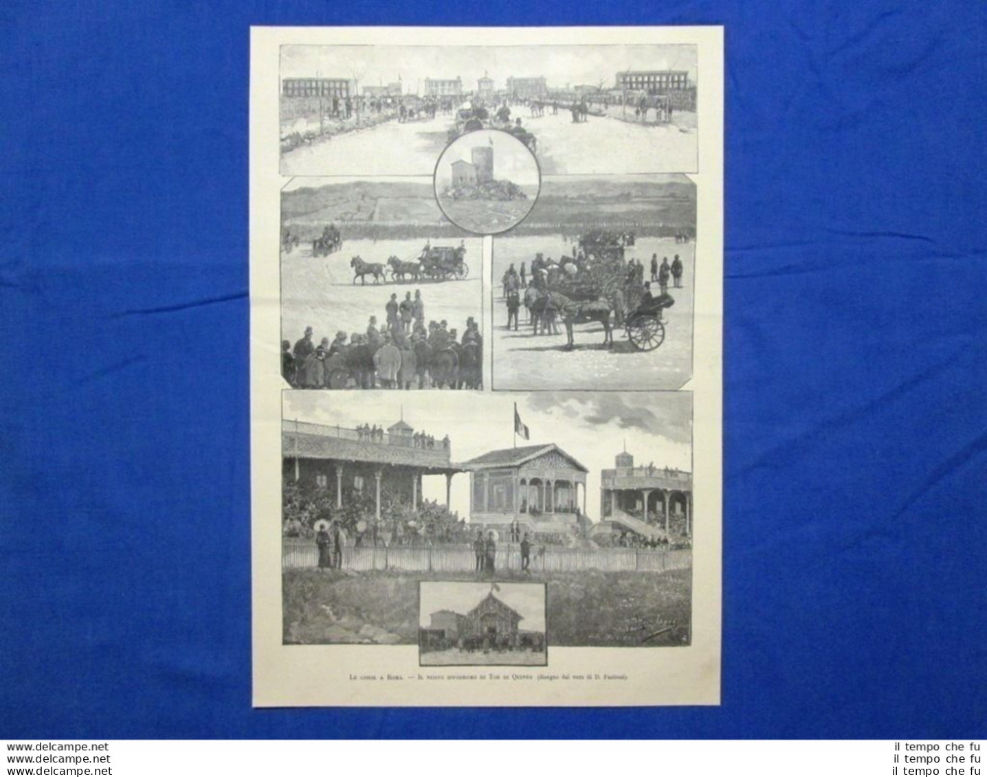 Le Corse A Roma Nel 1889: Il Nuovo Ippodromo Di Tor Di Quinto - Ante 1900