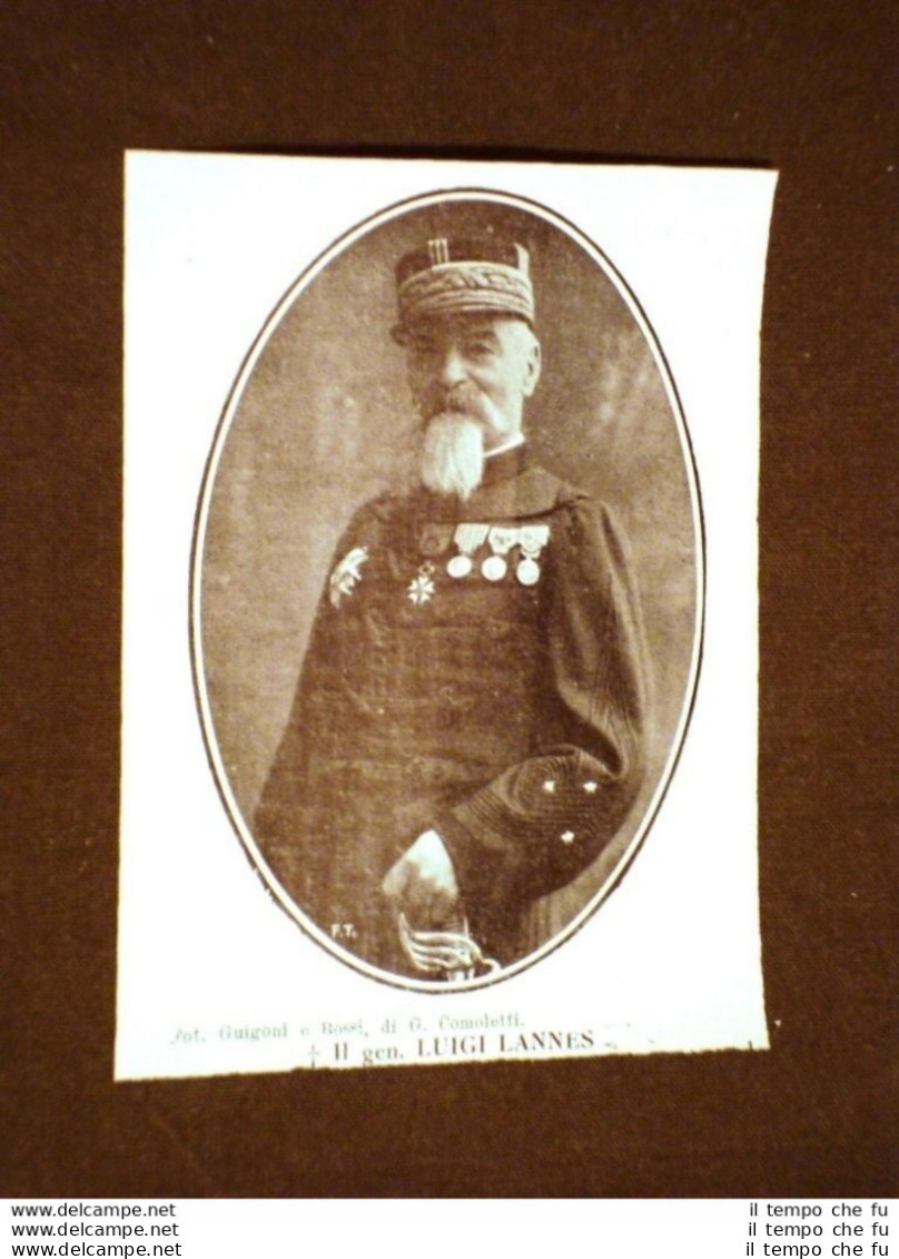 Generale Luigi O Louis Lannes Morto Nel 1911 - Andere & Zonder Classificatie