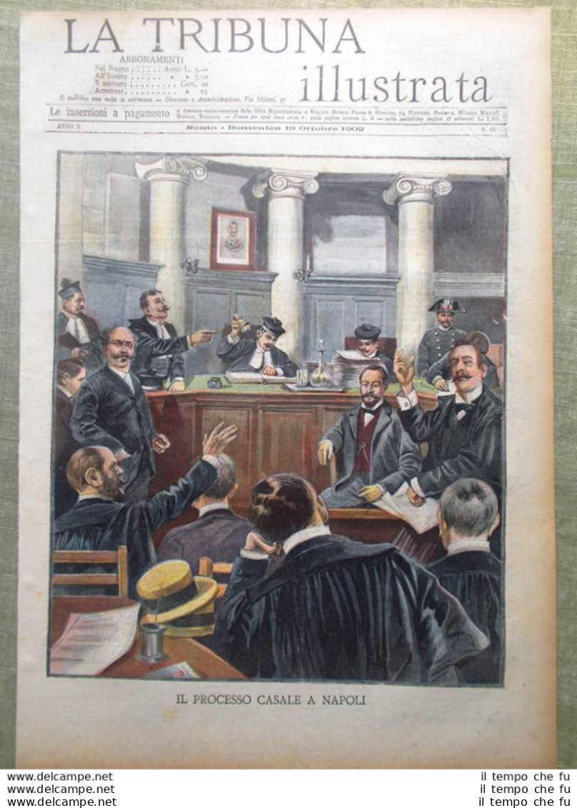 La Tribuna Illustrata 19 Ottobre 1902 Funerali Zola Sempione Valtellina Tamagno - Andere & Zonder Classificatie