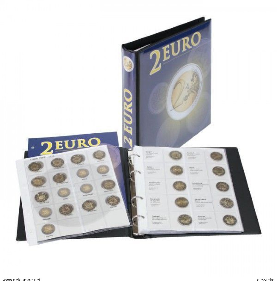Lindner Vordruckalbum Karat Für 2 Euro-Münzen 1118M3 Band 3 Neu - Materiaal