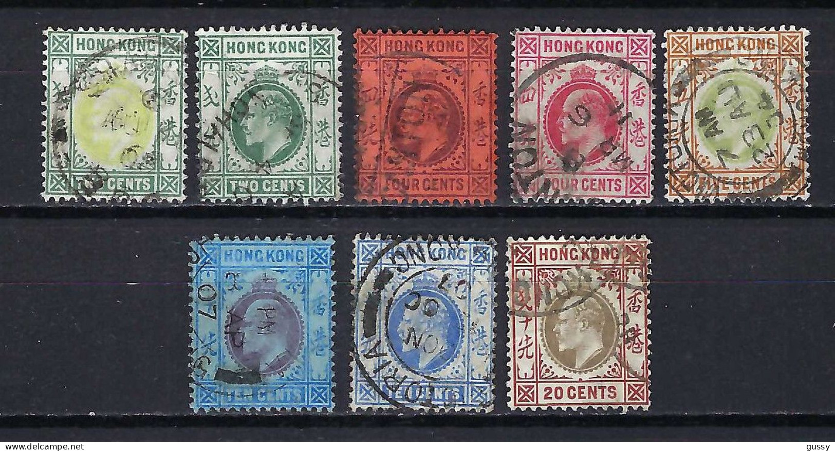 HONG KONG Ca.1902-11: Lot D' Obl. - Used Stamps