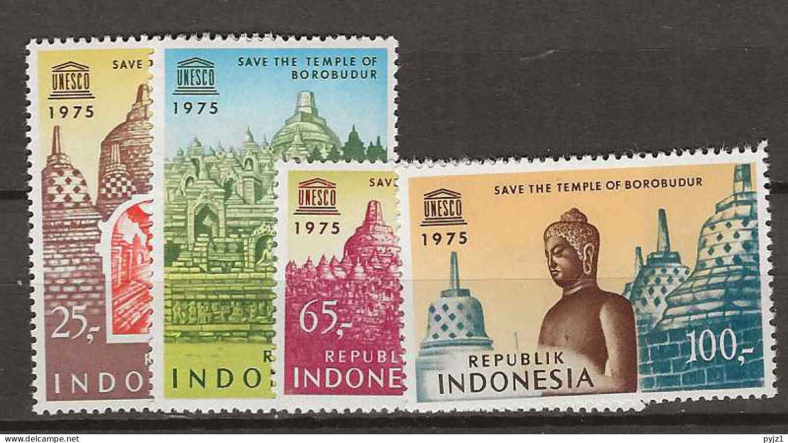 1975 MNH Indonesia Mi 815-18  Postfris** - Indonesia