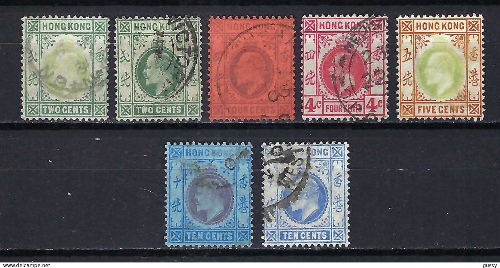 HONG KONG Ca.1902-11: Lot D' Obl. - Used Stamps