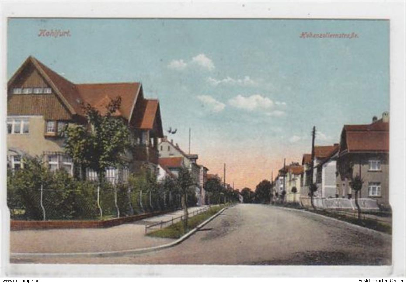 39054401 - Hohenzollernstrasse In Kohlfurt - Wegliniec / Kreis Goerlitz - Zgorzelec. 1917 Feldpost Gute Erhaltung. - Polen