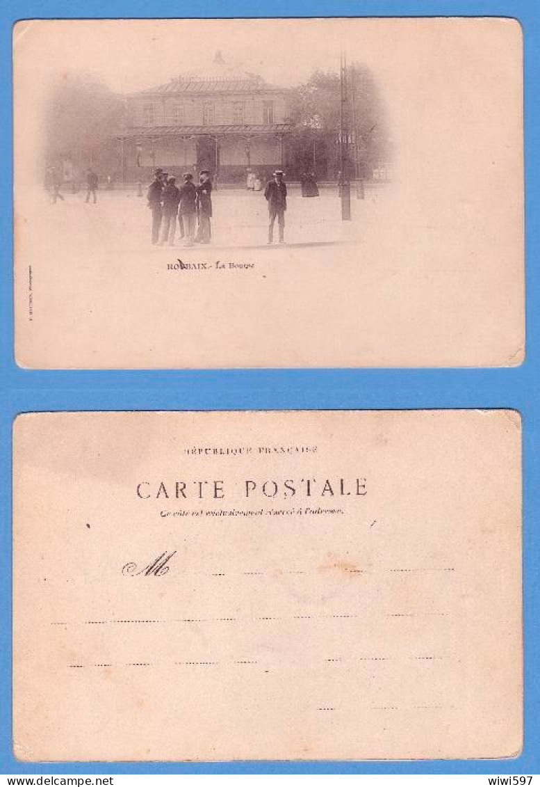 CARTE  POSTALE ANCIENNE DE ROUBAIX - LA BOURSE - Roubaix