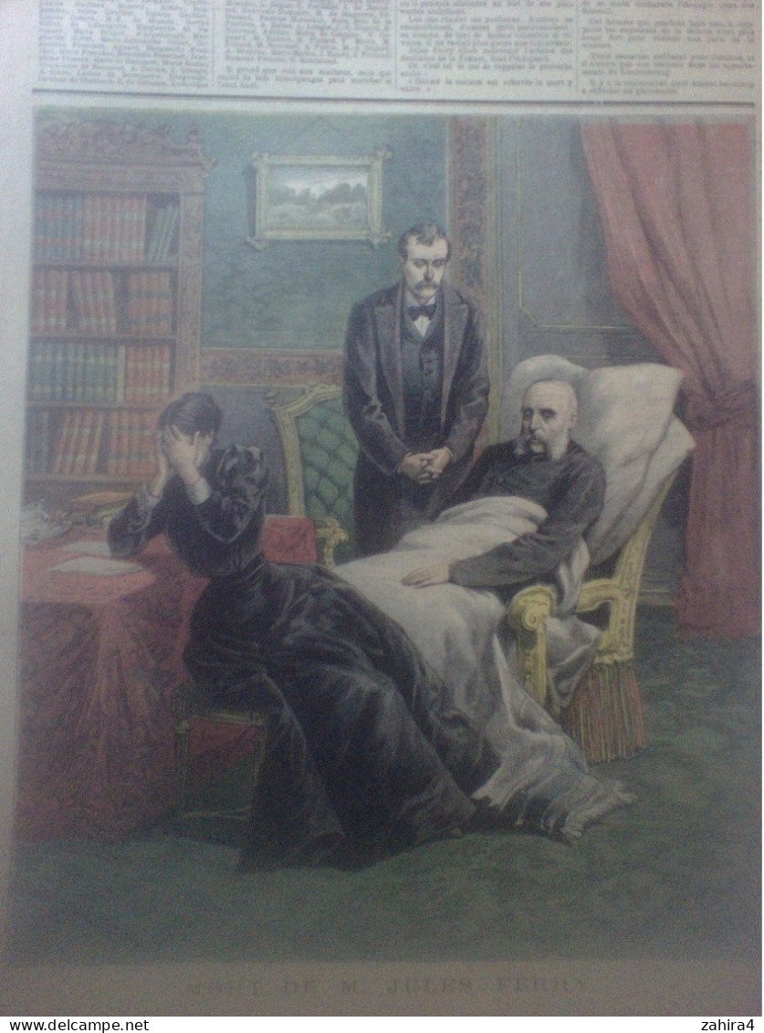 Le Petit Journal N°123 Mme Cottu Face Cour D'assises Mort De Mr Jules Ferry Partition La Petite Flaneuse Guérin Potharst - Zeitschriften - Vor 1900