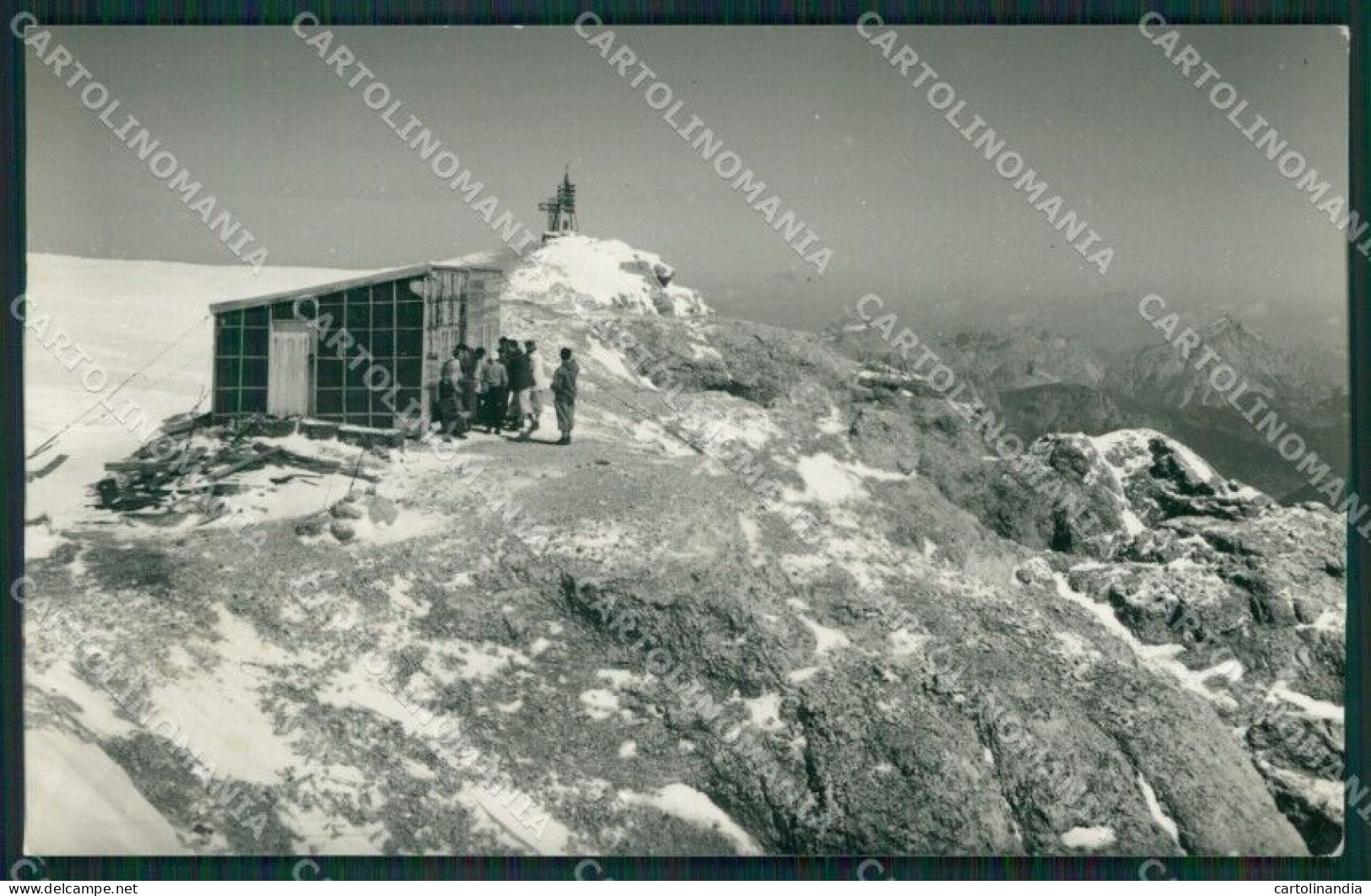 Trento Canazei Capanna Punta Penia Foto Cartolina KV3902 - Trento