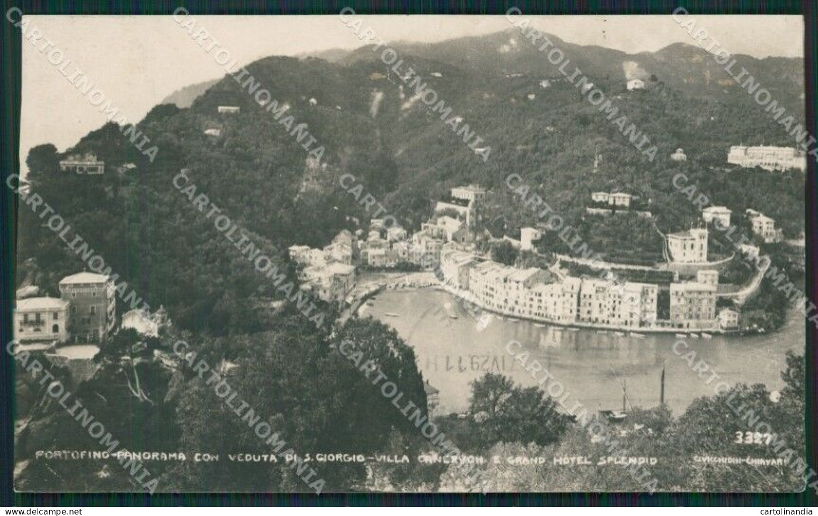 Genova Portofino Foto Cartolina KV3968 - Genova