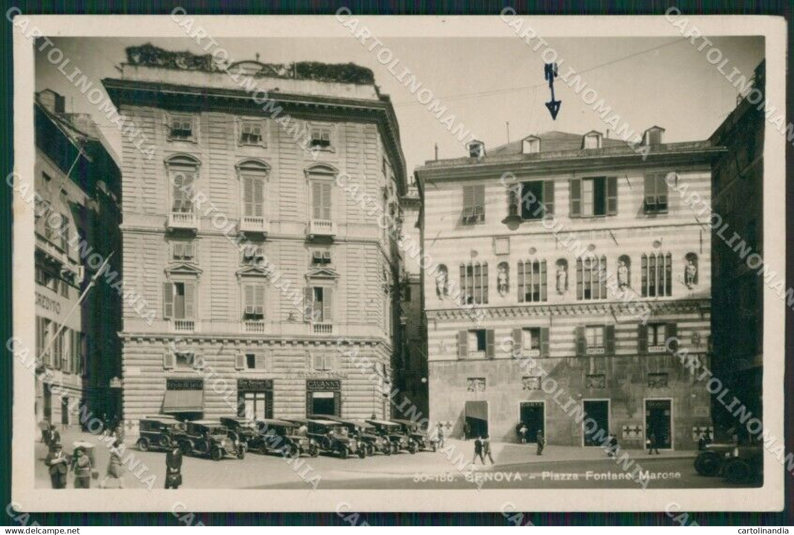 Genova Città Auto Foto Cartolina KV3971 - Genova