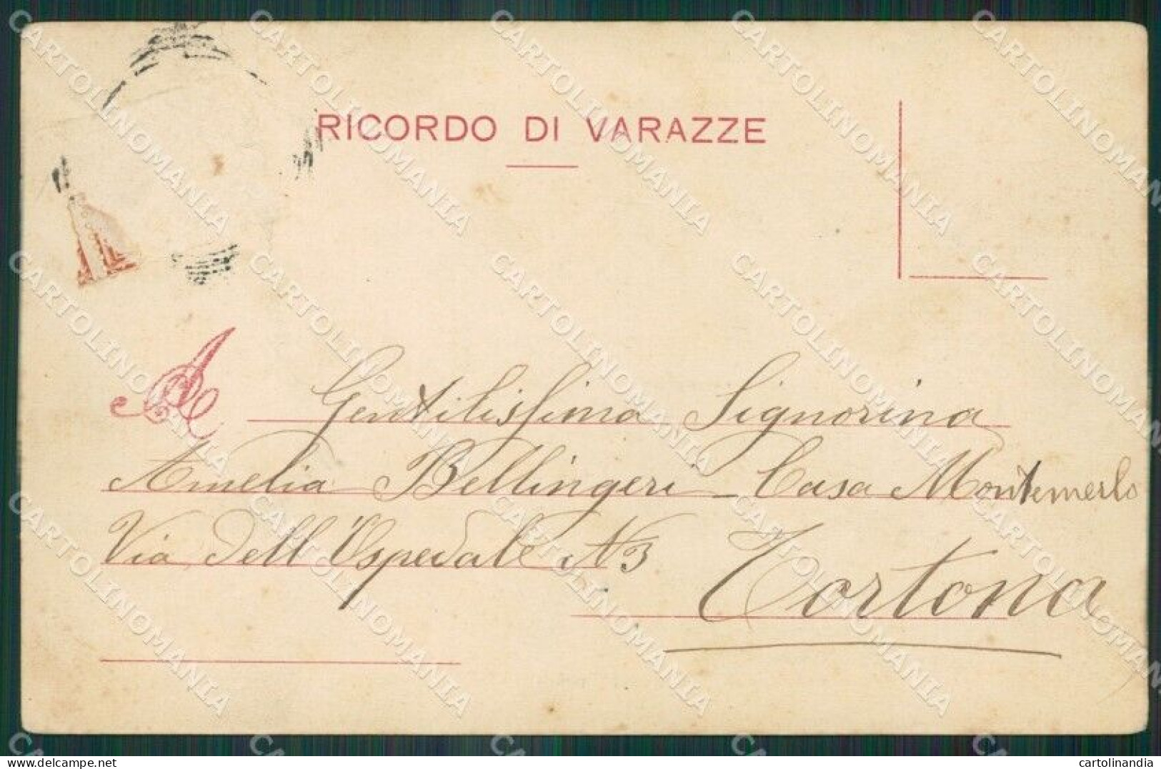 Savona Varazze PIEGHE Cartolina KV3990 - Savona