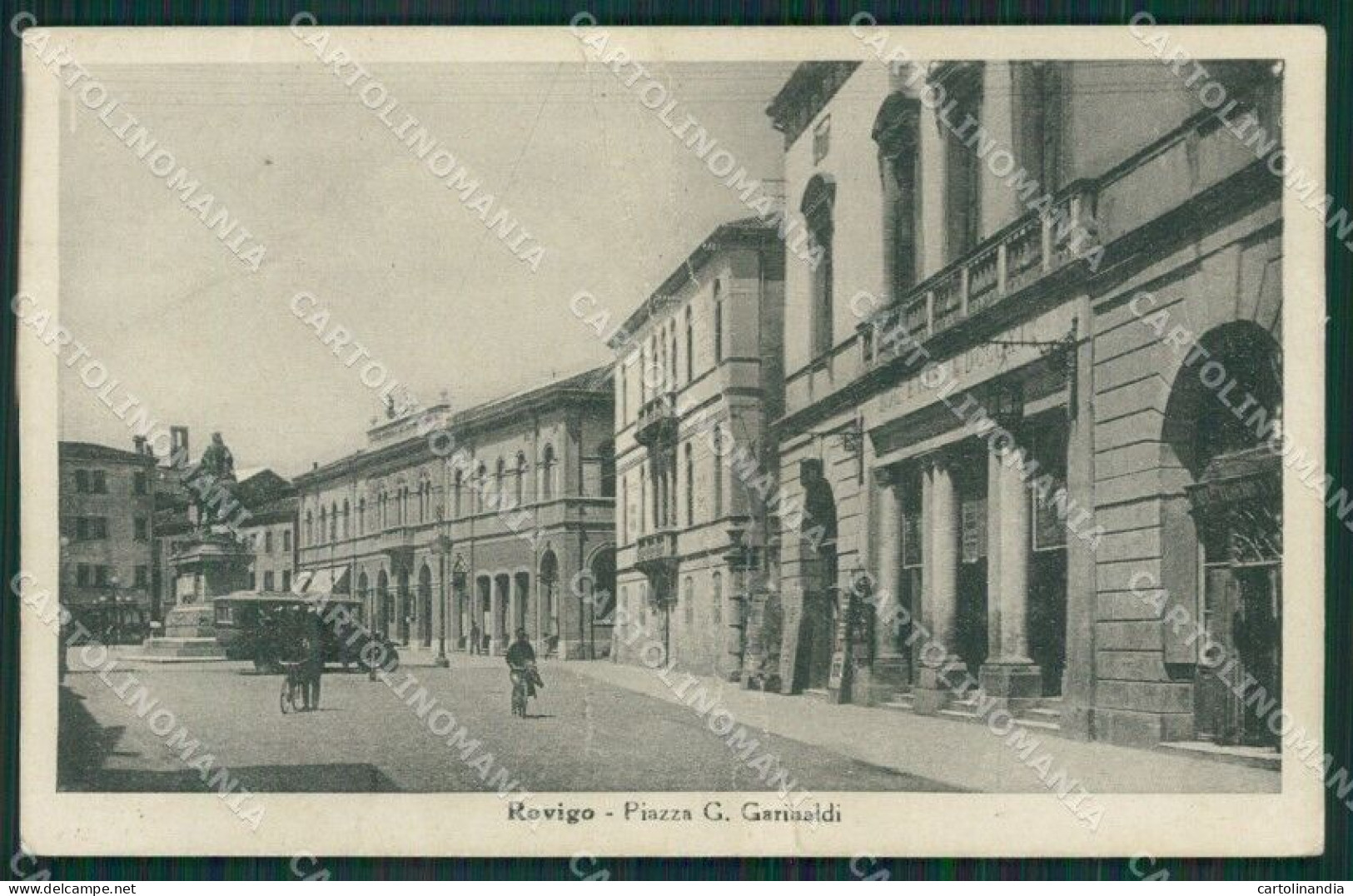 Rovigo Città Auto PIEGATA Cartolina KV3994 - Rovigo