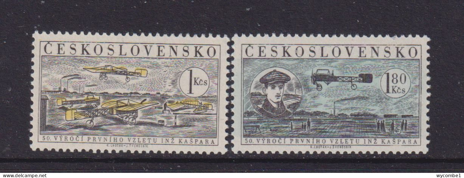 CZECHOSLOVAKIA  - 1959 Air Set Never Hinged Mint - Unused Stamps