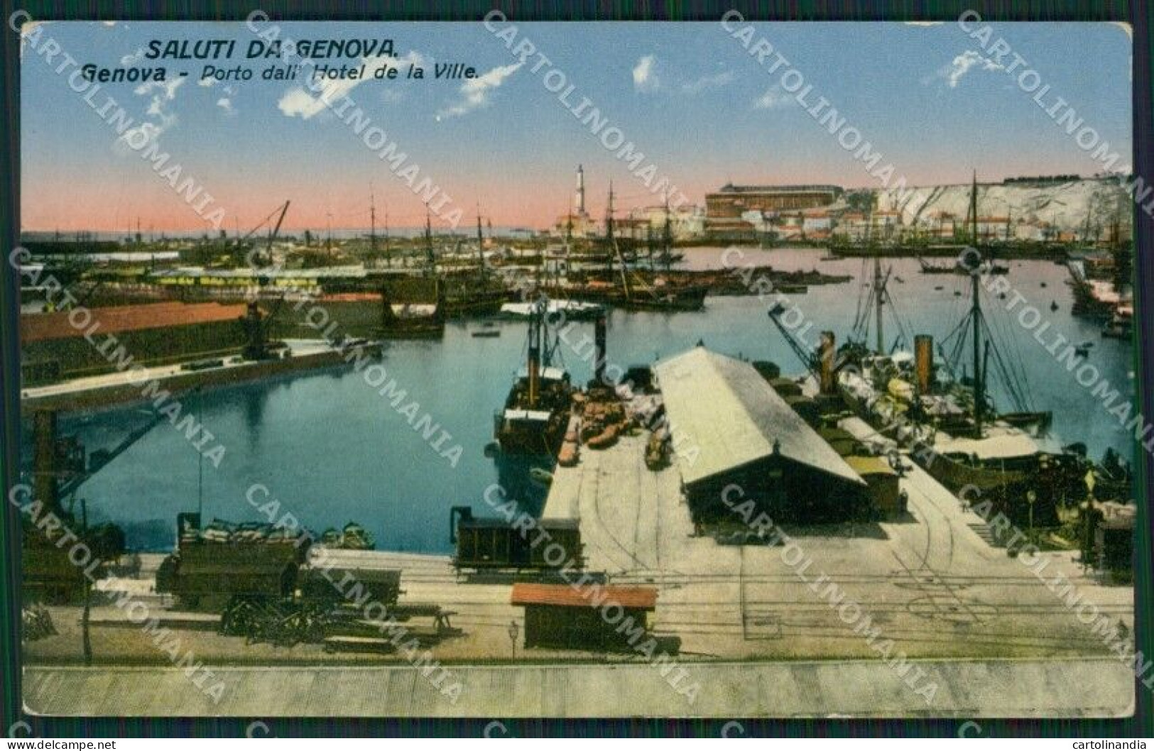 Genova Città Foto Cartolina KV2059 - Genova