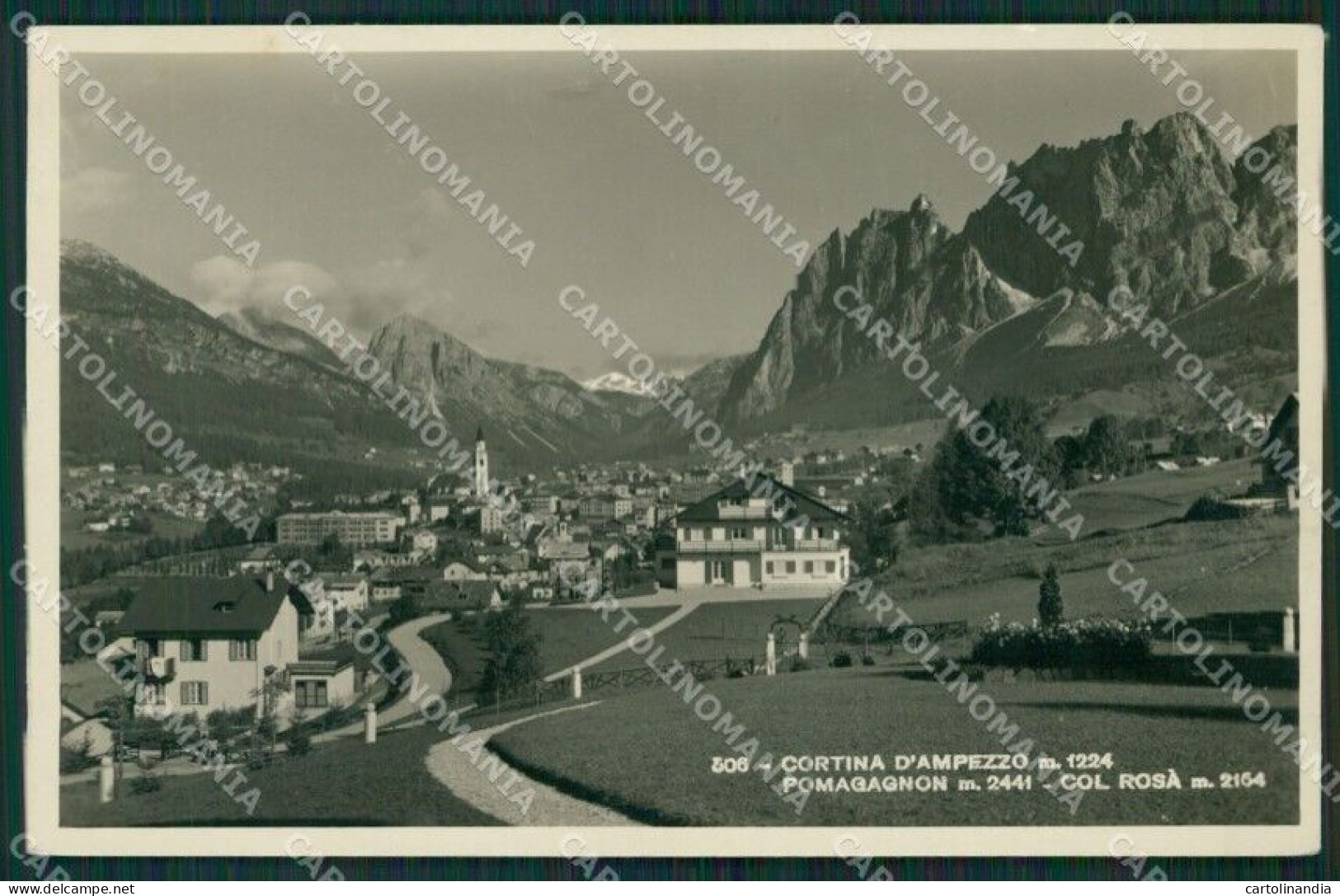 Belluno Cortina D'Ampezzo Foto Cartolina KV2111 - Belluno