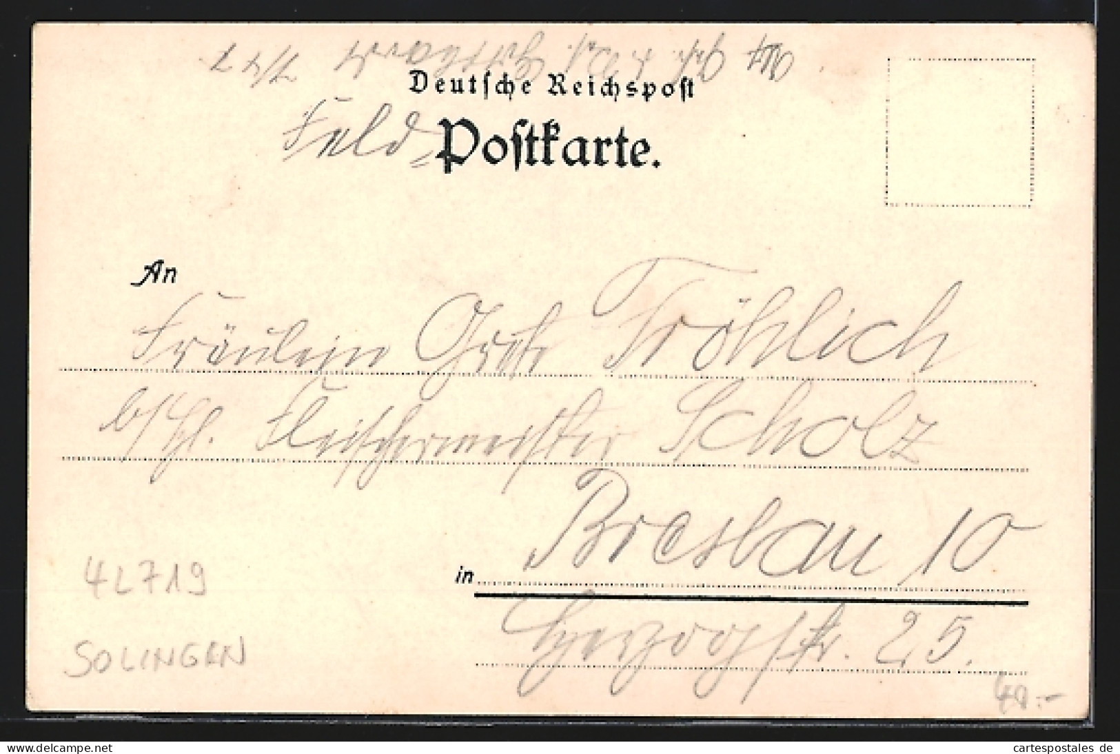 Lithographie Weyer / Solingen, Gasthof - Etablissement Ittertal Von Ferd. Hammesfahr  - Solingen