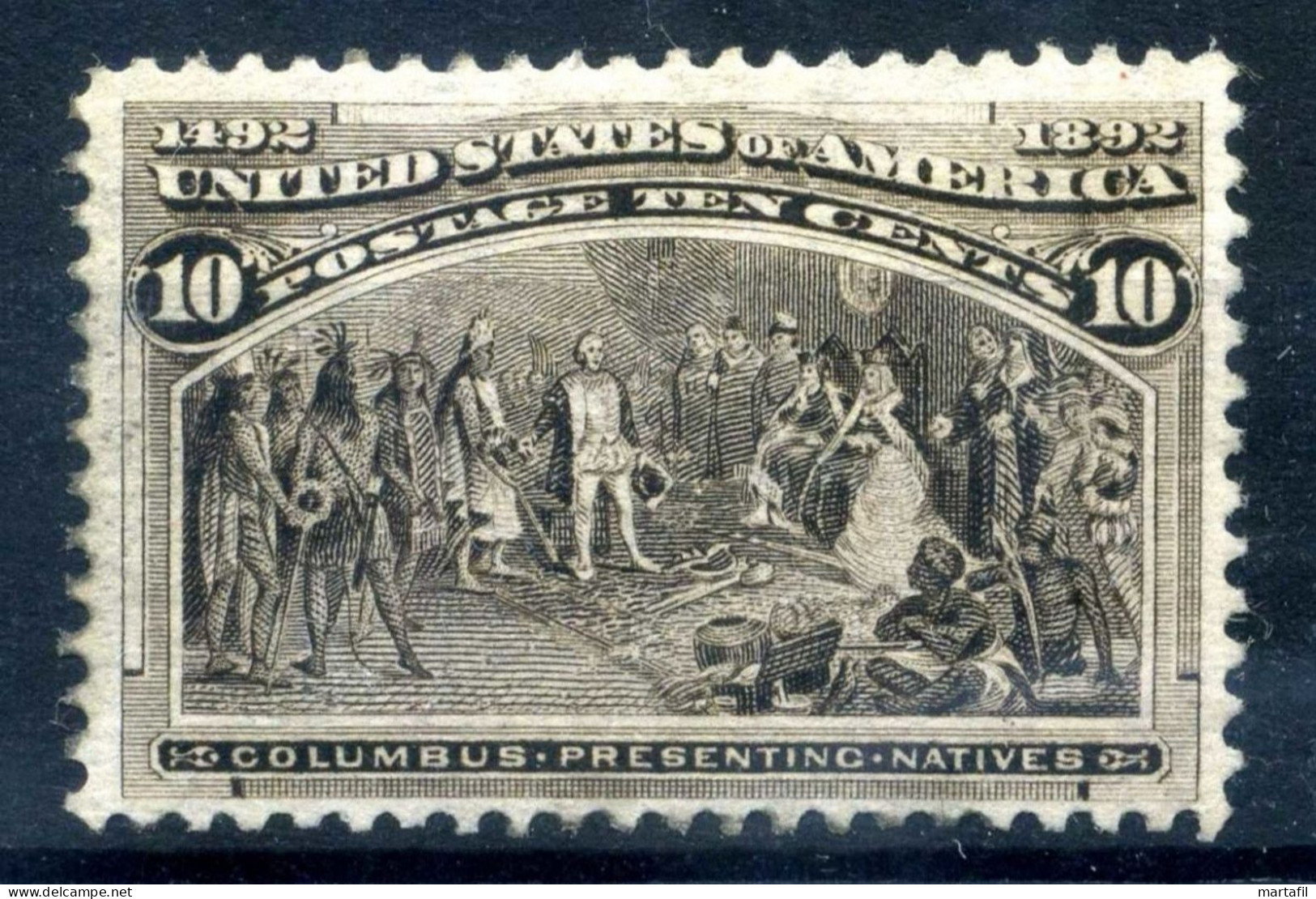 1893  STATI UNITI USA United States N.107 10 Cents * Linguellato - Nuevos