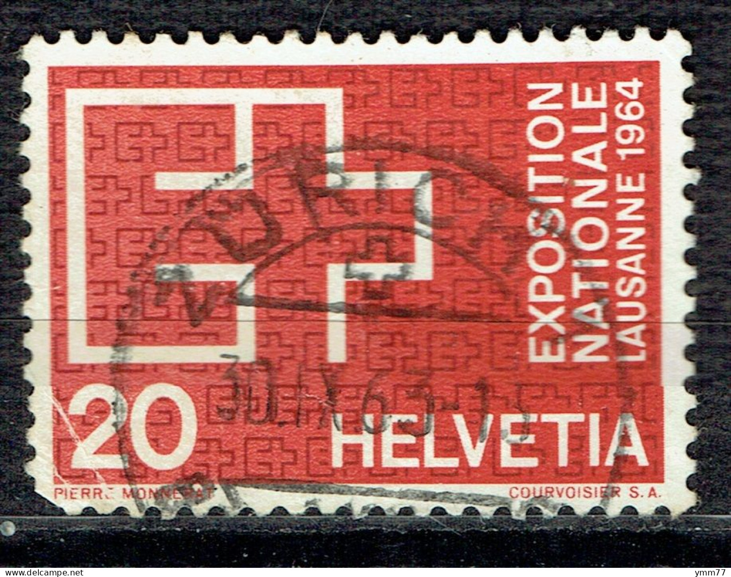 Propagande Pour L'exposition Nationale De Lausanne : Emblème De L'exposition - Used Stamps