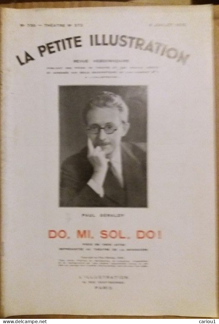 C1 Paul GERALDY - DO MI SOL DO Petite Illustration 1935   PORT INCLUS France - 1901-1940