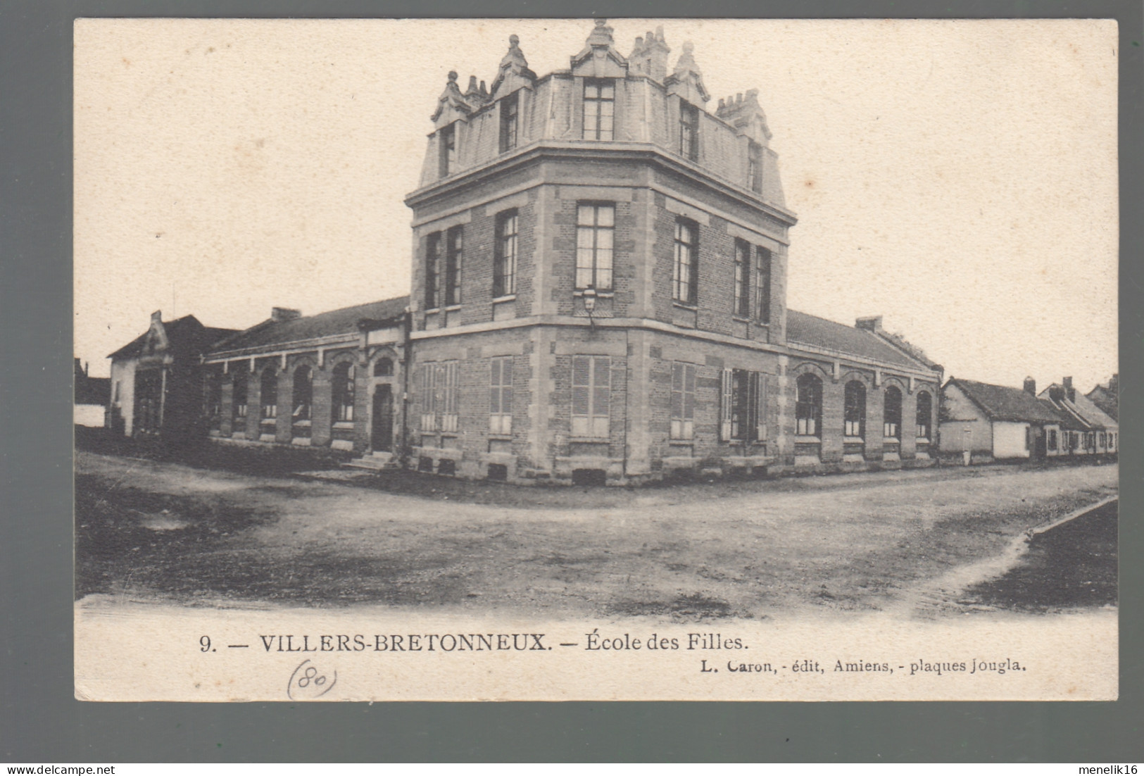 CP - 80 - Villers-Bretonneux - Ecole Des Filles - Villers Bretonneux