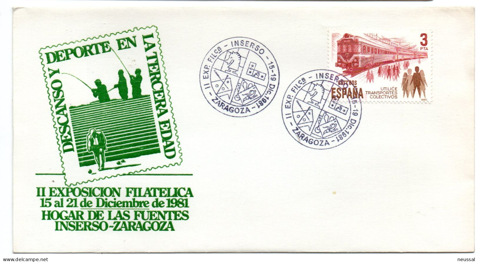 Carta  Con Matasellos Commemorativo De   Inserso De 1981 - Covers & Documents