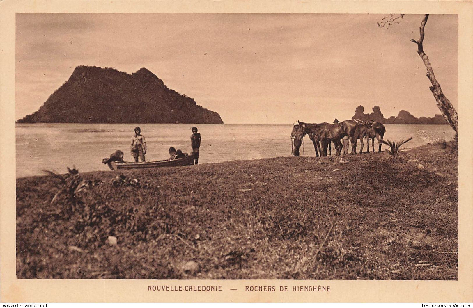 FRANCE - Nouvelle Calédonie - Rochers De Hienghène - Vue Générale - Animé - Chevaux - La Mer - Carte Postale Ancienne - Nouvelle Calédonie