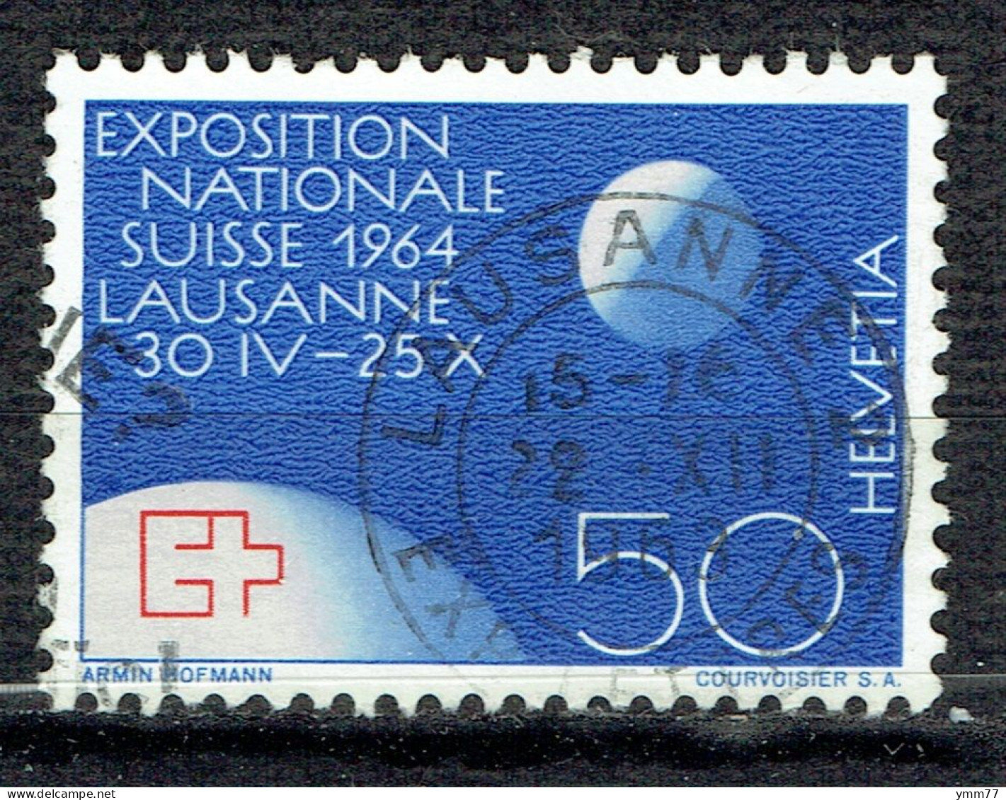 Propagande Pour L'exposition Nationale De Lausanne : Globe Et Lune - Used Stamps