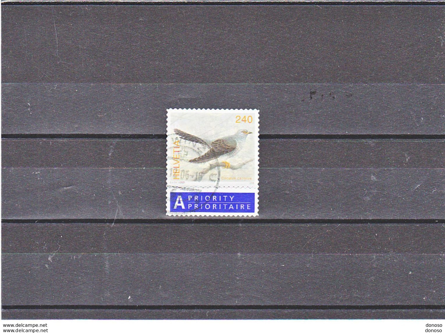 SUISSE 2006 OISEAU, Le Coucou Zumstein 1187 Yvert 1877, Michel 1951 Oblitéré, Cote Yv 3,50 Euros - Oblitérés