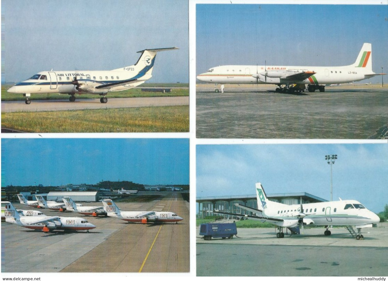 4 POSTCARDS   CIVIL AVIATION   PUBLISHED IN FRANCE - 1946-....: Era Moderna