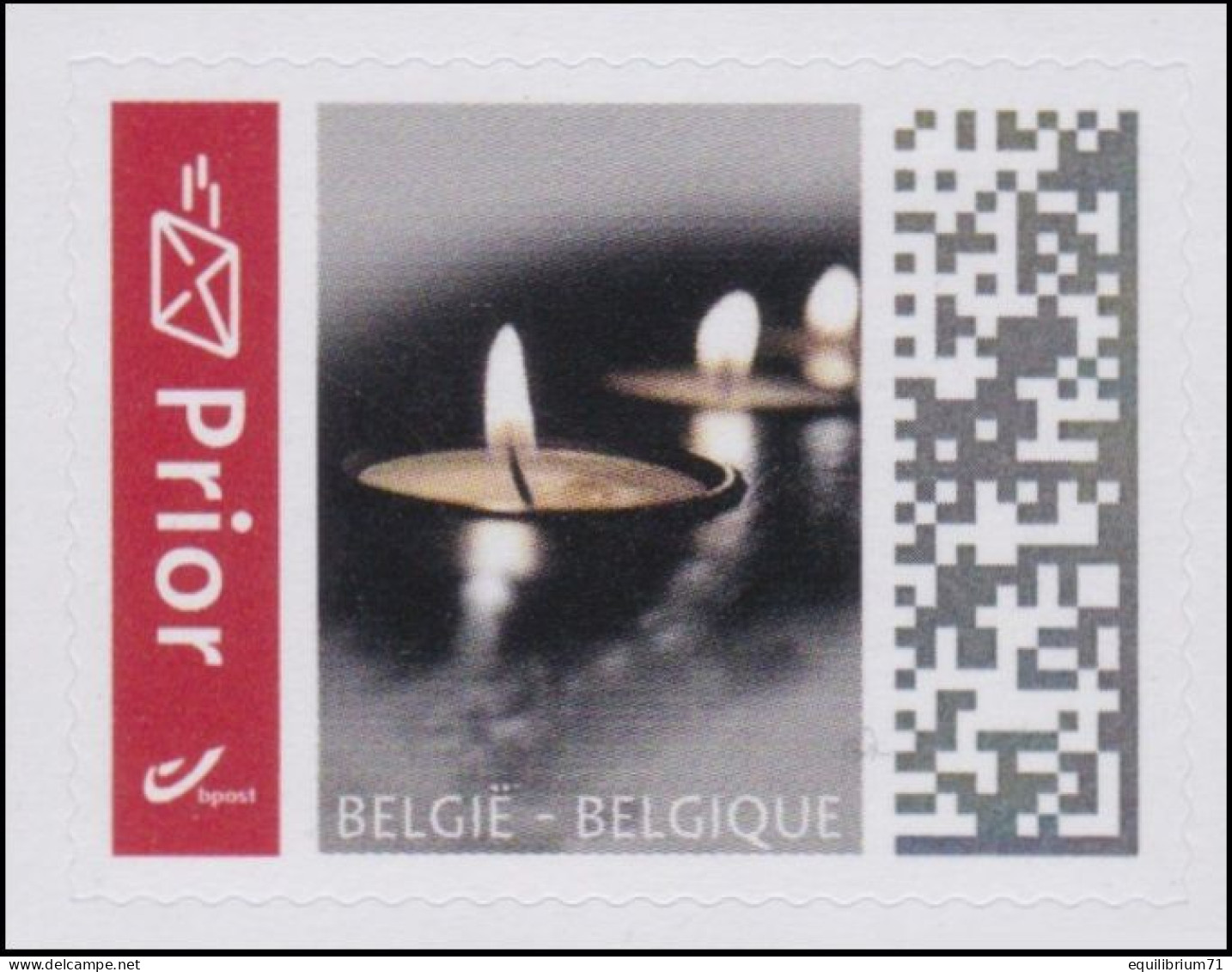 4830**(B168/C168) - Timbre De Deuil / Rouwzegel / Trauer Briefmarke  - PRIOR (Service Philatélique) - 1997-… Permanent Validity [B]
