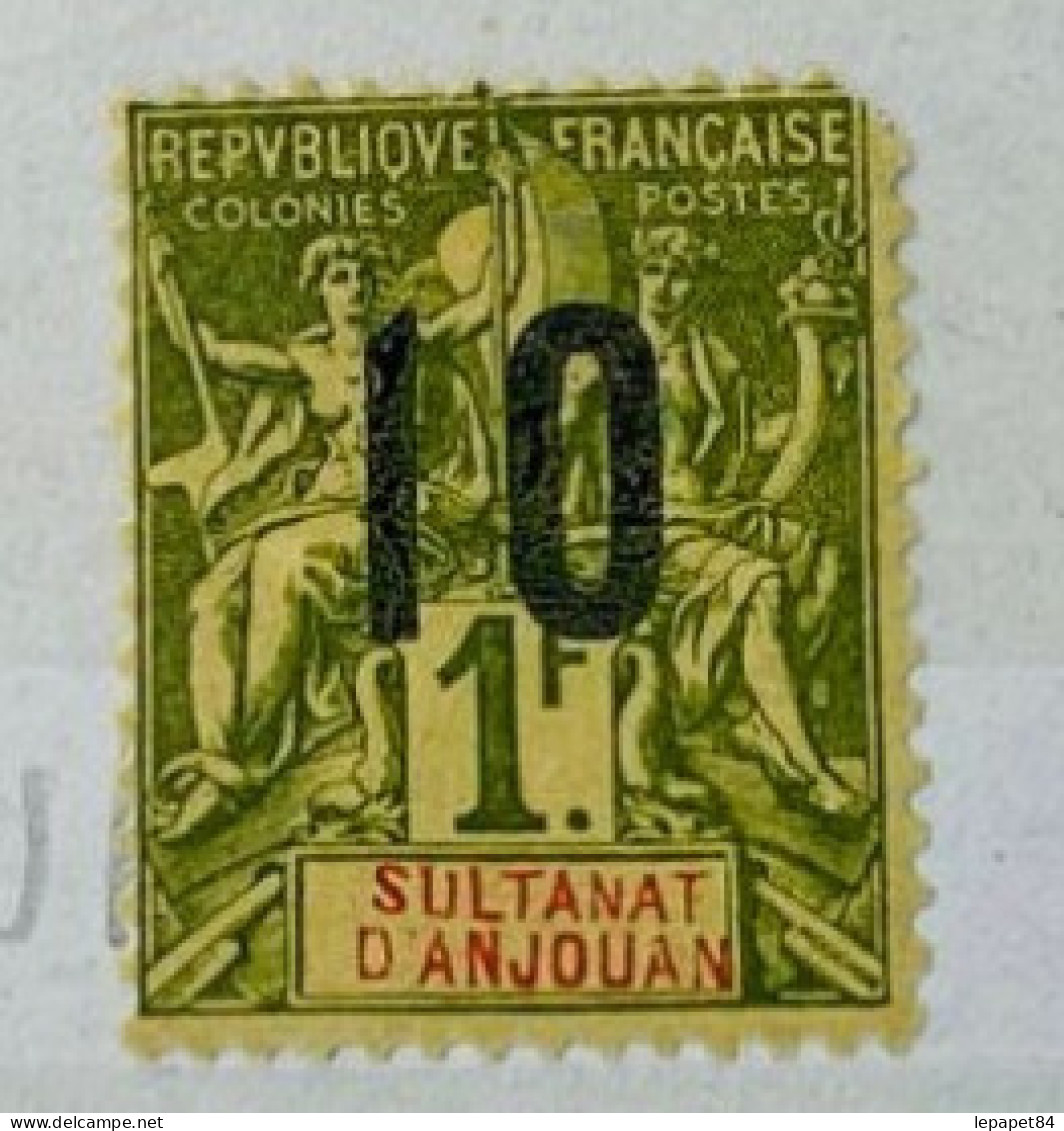 Anjouan 1912 YT N° 30 Neuf* 2nd Choix - Unused Stamps