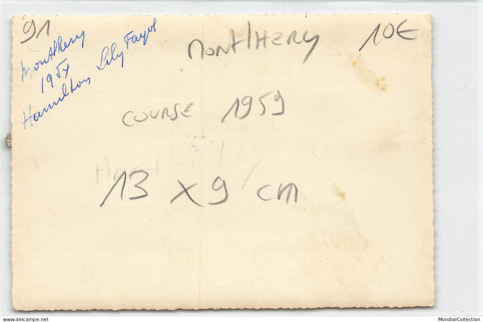 MIKIBP4-039- 91 MONTLHERY COURSE 1959 13 X 9 CM - Montlhery