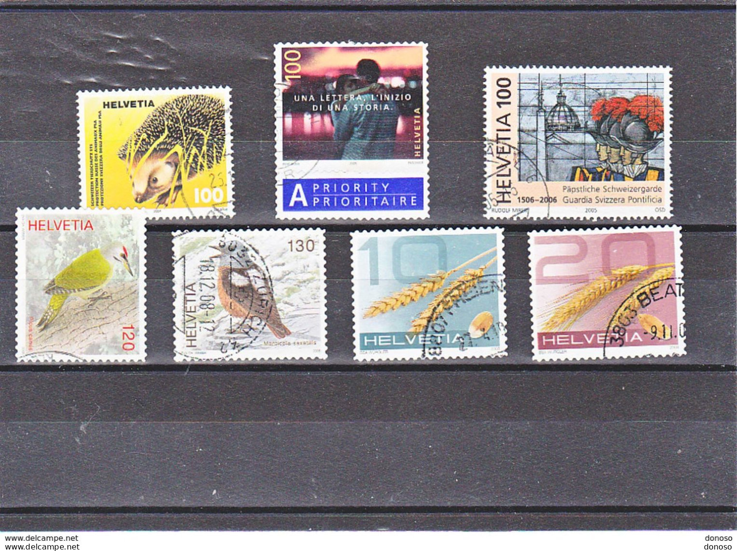 SUISSE 2005-2008 Yvert 1813, 1833, 1872, 1982-1983, 1996, 1998 Oblitérés Cote 10 Euros - Used Stamps