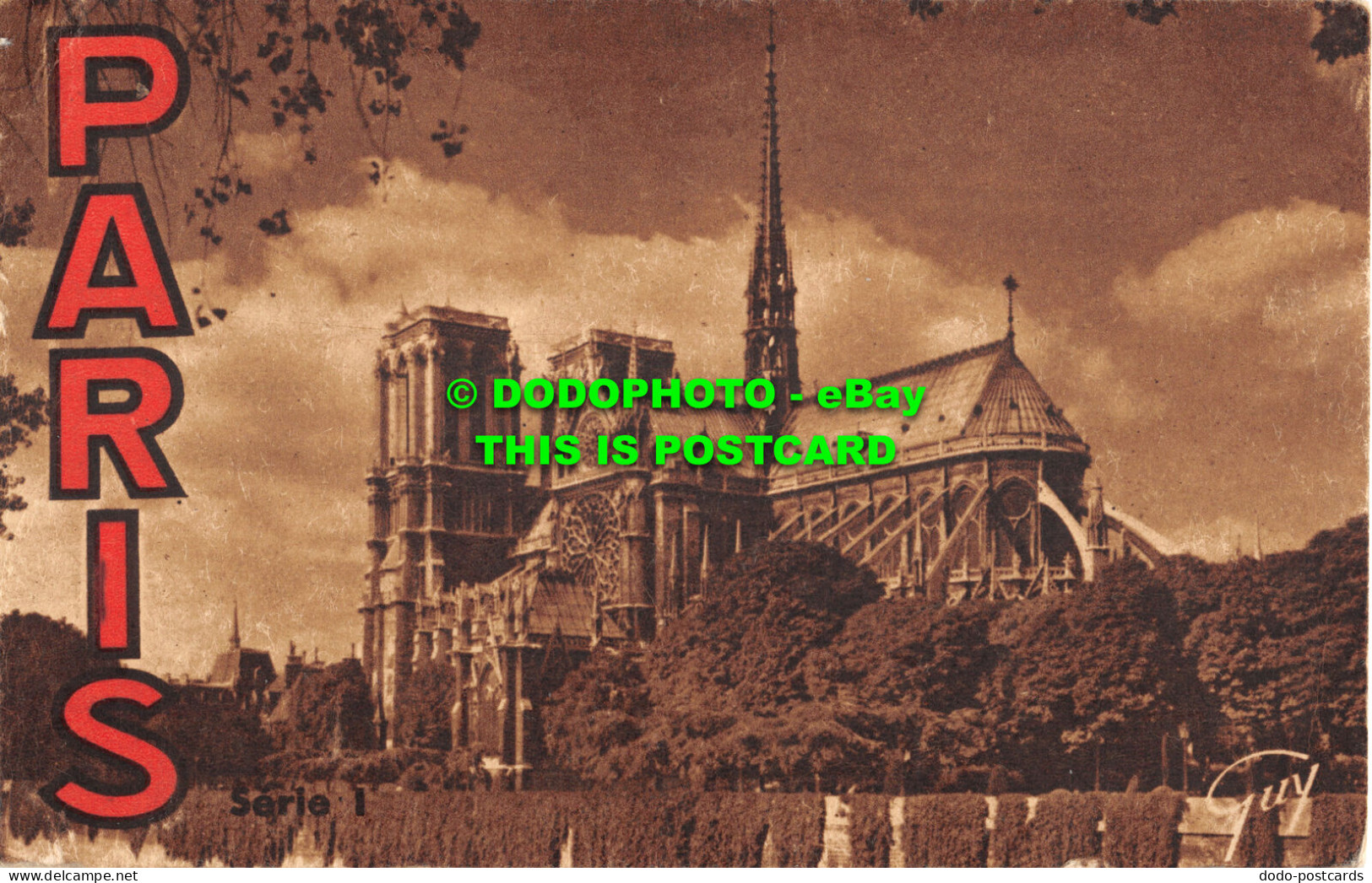 R477009 Paris. Unknown Church. Guy. Serie 1. Postcard. 1951 - Monde