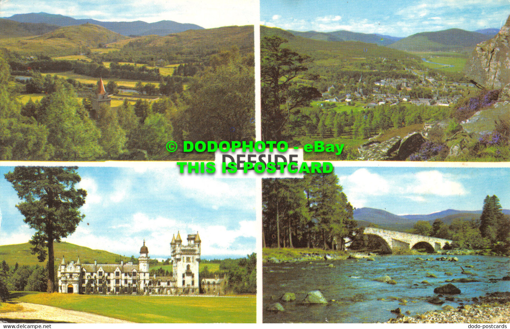 R477023 Deeside. Balmoral Castle. The Old Brig O Dee. Multi View - Monde