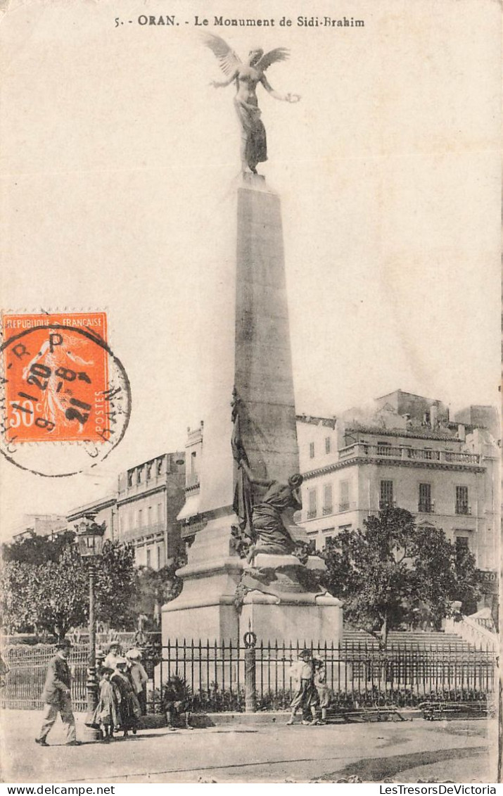 ALGERIE - Oran - Vue Sur Le Monument De Sidi Hrahim - Vue Sur Une Statue - Animé - Vue Générale - Carte Postale Ancienne - Autres & Non Classés