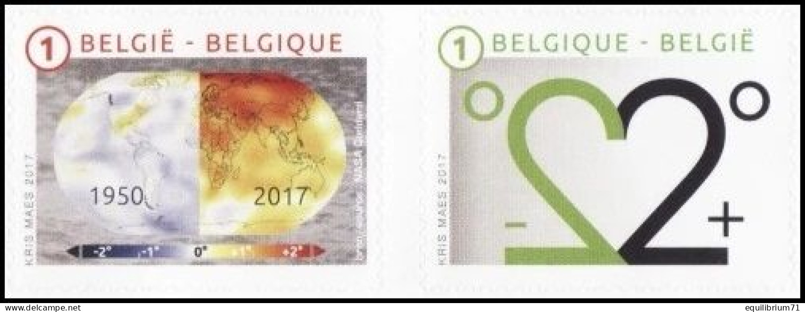 4682/83**(B161/C161) - Climat Perturbé,vous Pouvez Faire Quelque Chose ! / Verstoord Klimaat – U Kunt Er Wat Aan Doen! - Unused Stamps