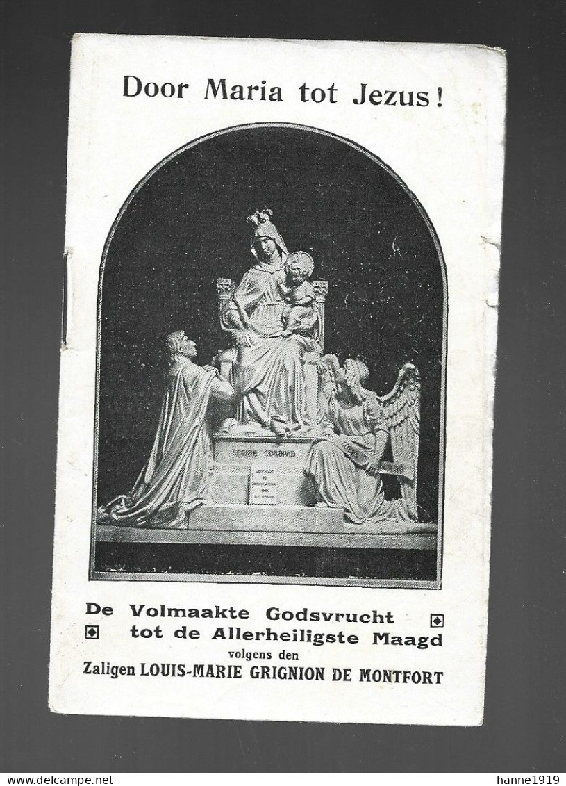 Gebeden Boekje Louis Marie Grignion De Montfort Petit Livre Gent Gandae Aprilis 1924 Gand Htje - Antique