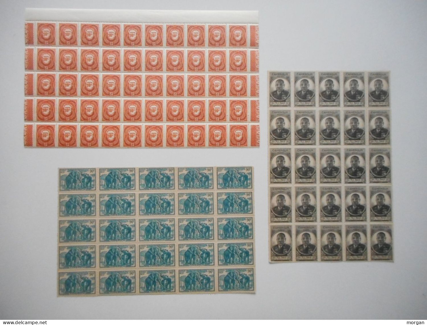 COLONIES FRANCAISES, TRES BEAU LOT DE TIMBRES NEUFS EN FEUILLES, TOUS LES SCANS, SAAR INDOCHINE AFRIQUE ASIE