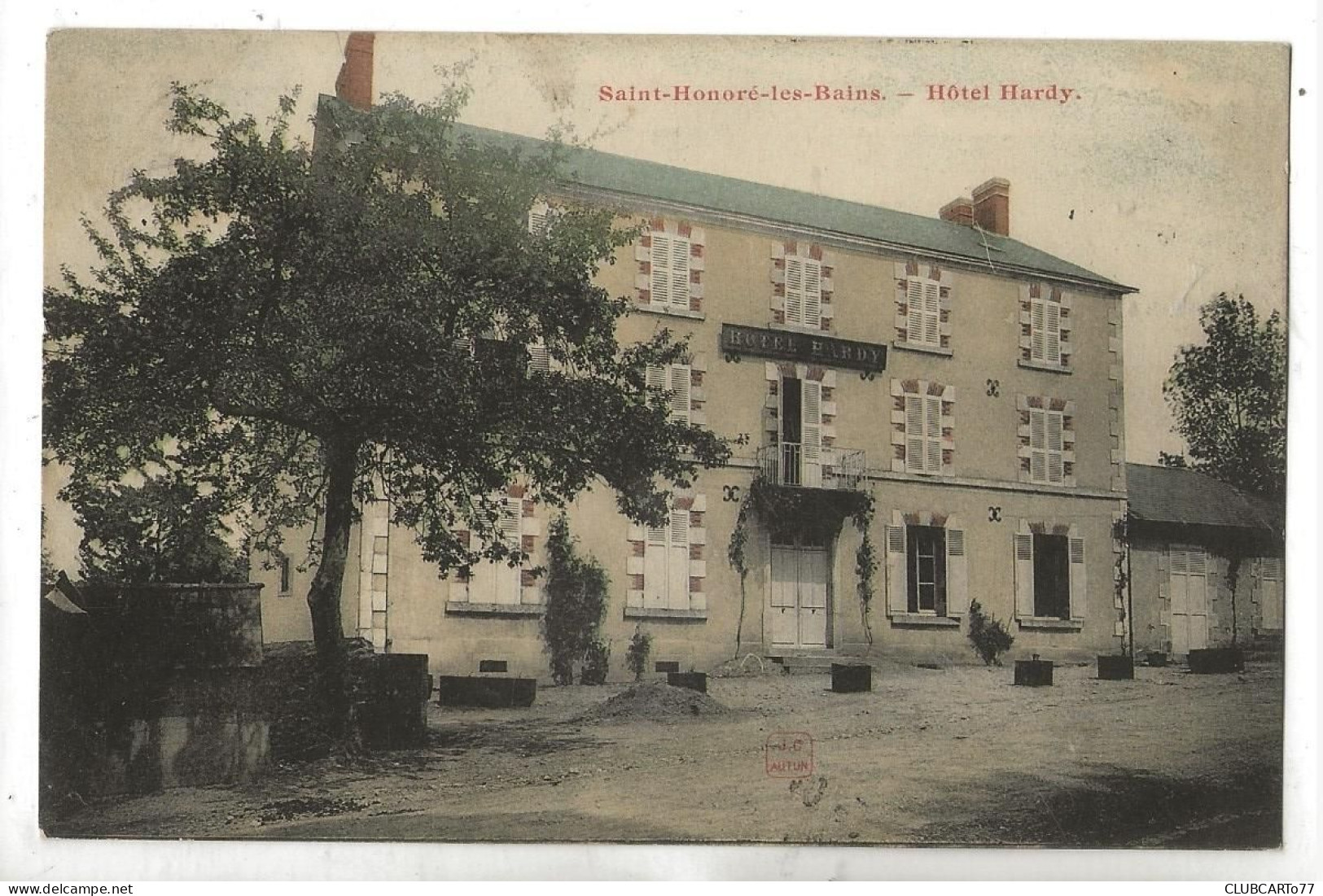 Saint-Honoré-les-Bains (58) : L'Hôtel Hardy En 1910 PF. - Saint-Honoré-les-Bains