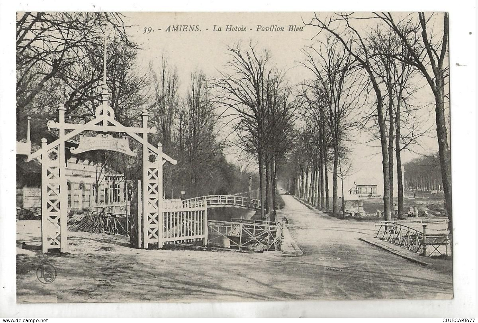 Amiens (80) : L'entrée Du Pavillon Bleu Quartier Le Hotoie En 1910 PF. - Amiens
