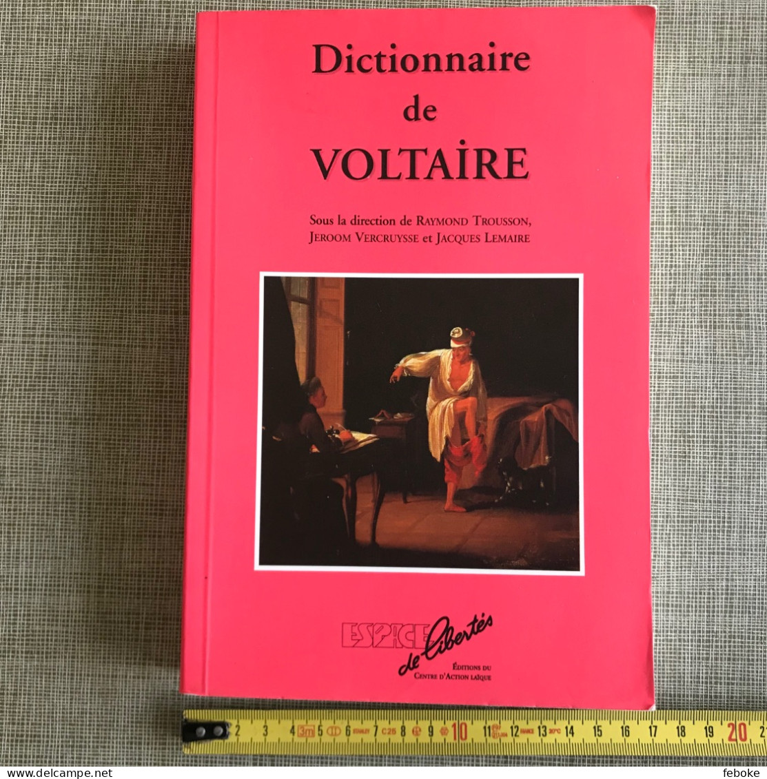 DICTIONNAIRE DE VOLTAIRE Raymond Trousson (Direction), Jeroom Vercruysse, Jacques Lemaire, Colle - Wörterbücher