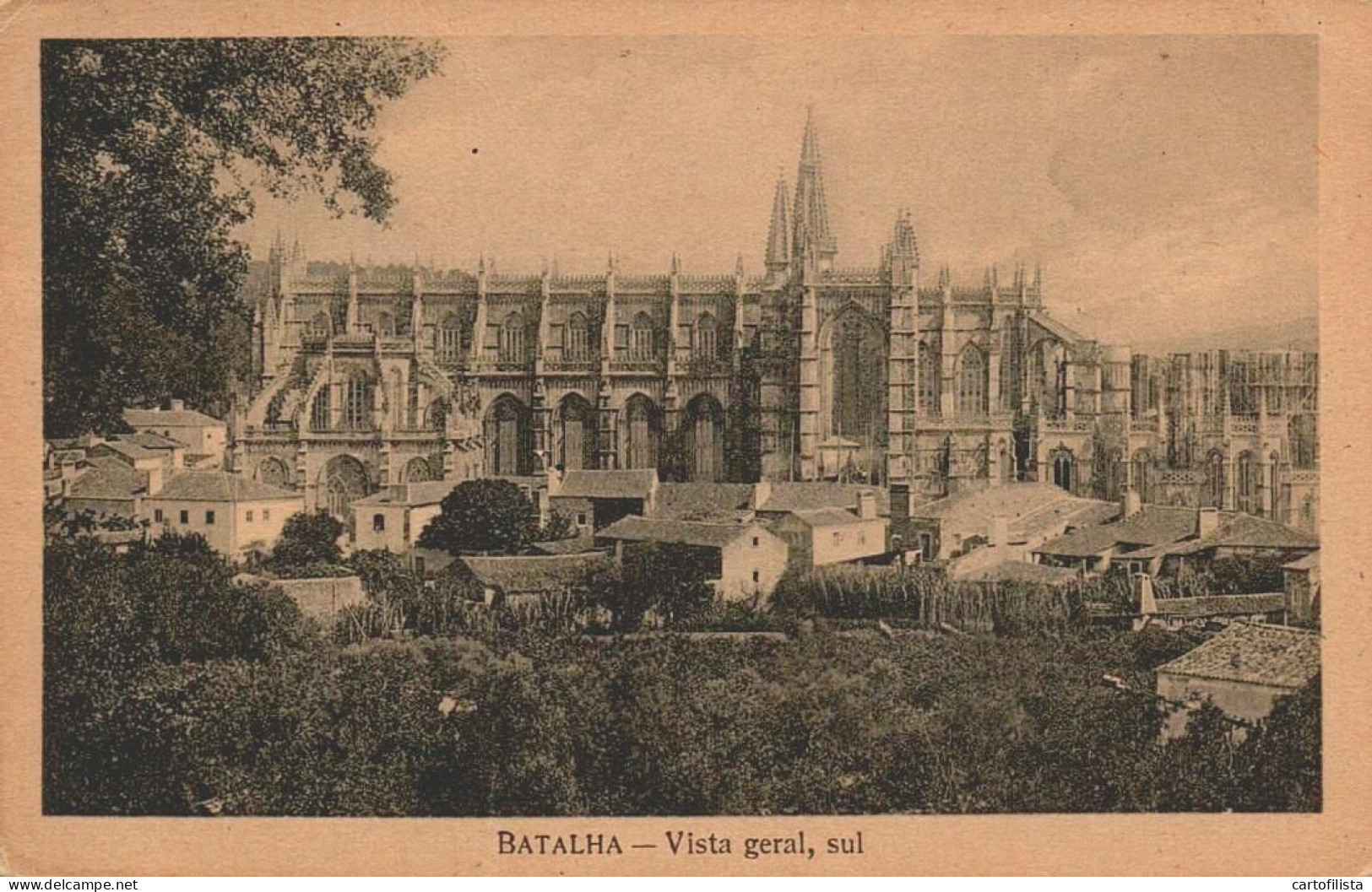 BATALHA, Leiria - Vista Geral, Sul  ( 2 Scans ) - Leiria