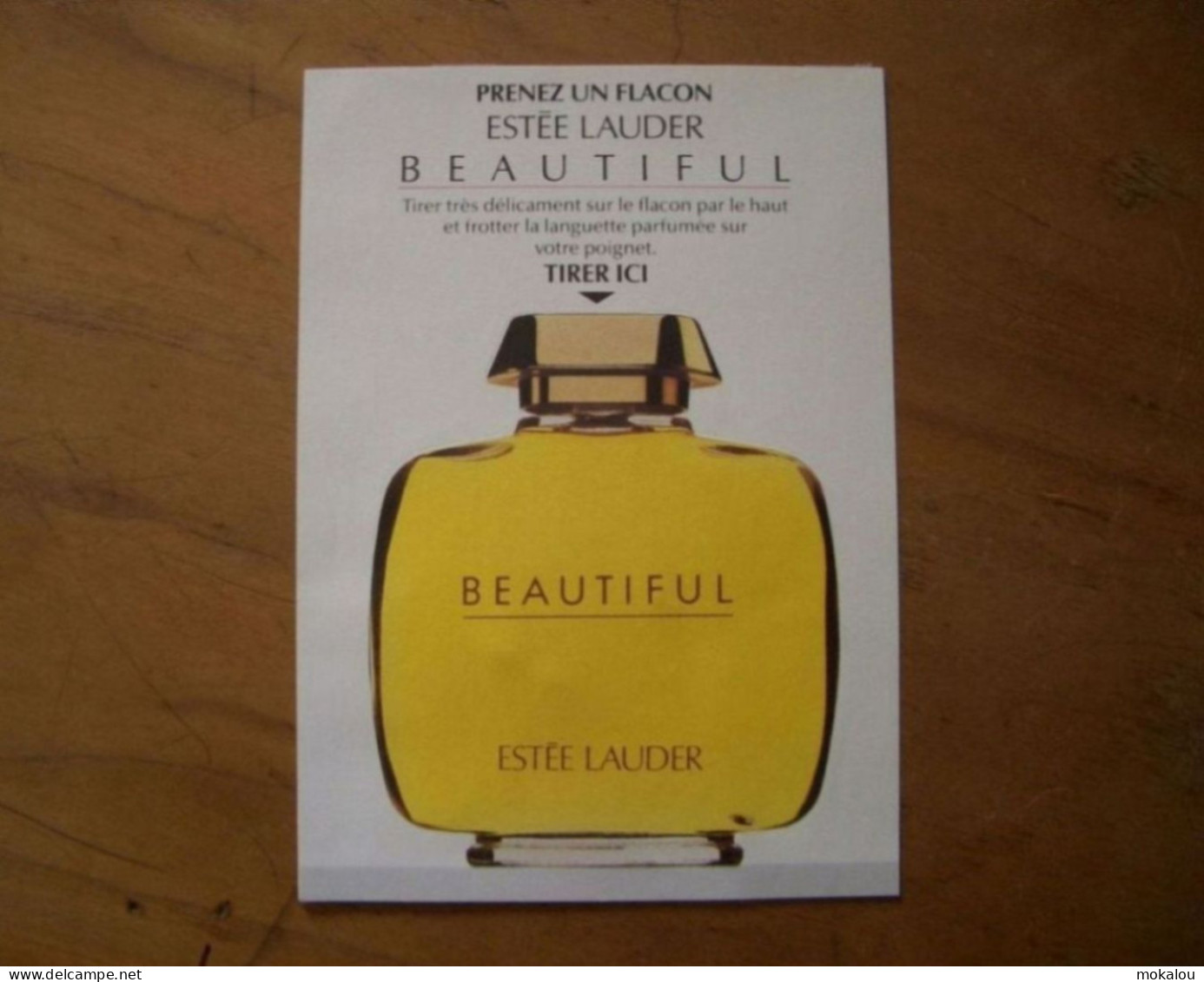 Carte Estée Lauder Beautiful à Tirette - Profumeria Moderna (a Partire Dal 1961)