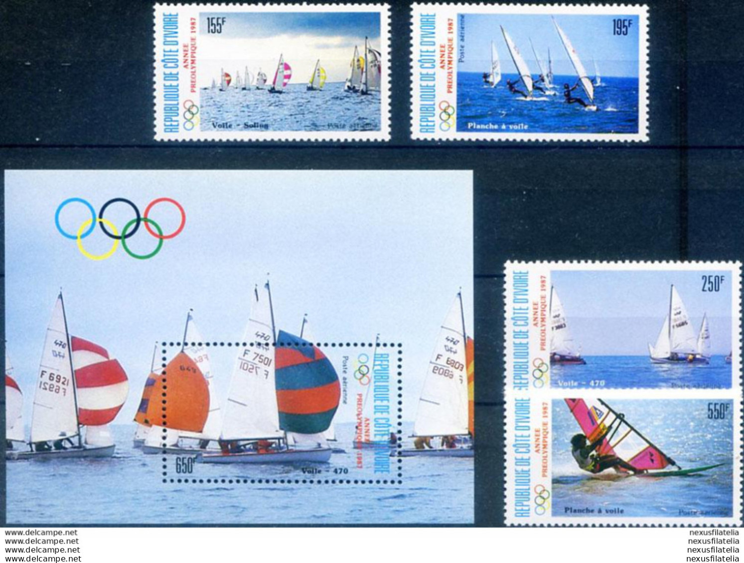 Sport. Vela 1987. - Costa De Marfil (1960-...)