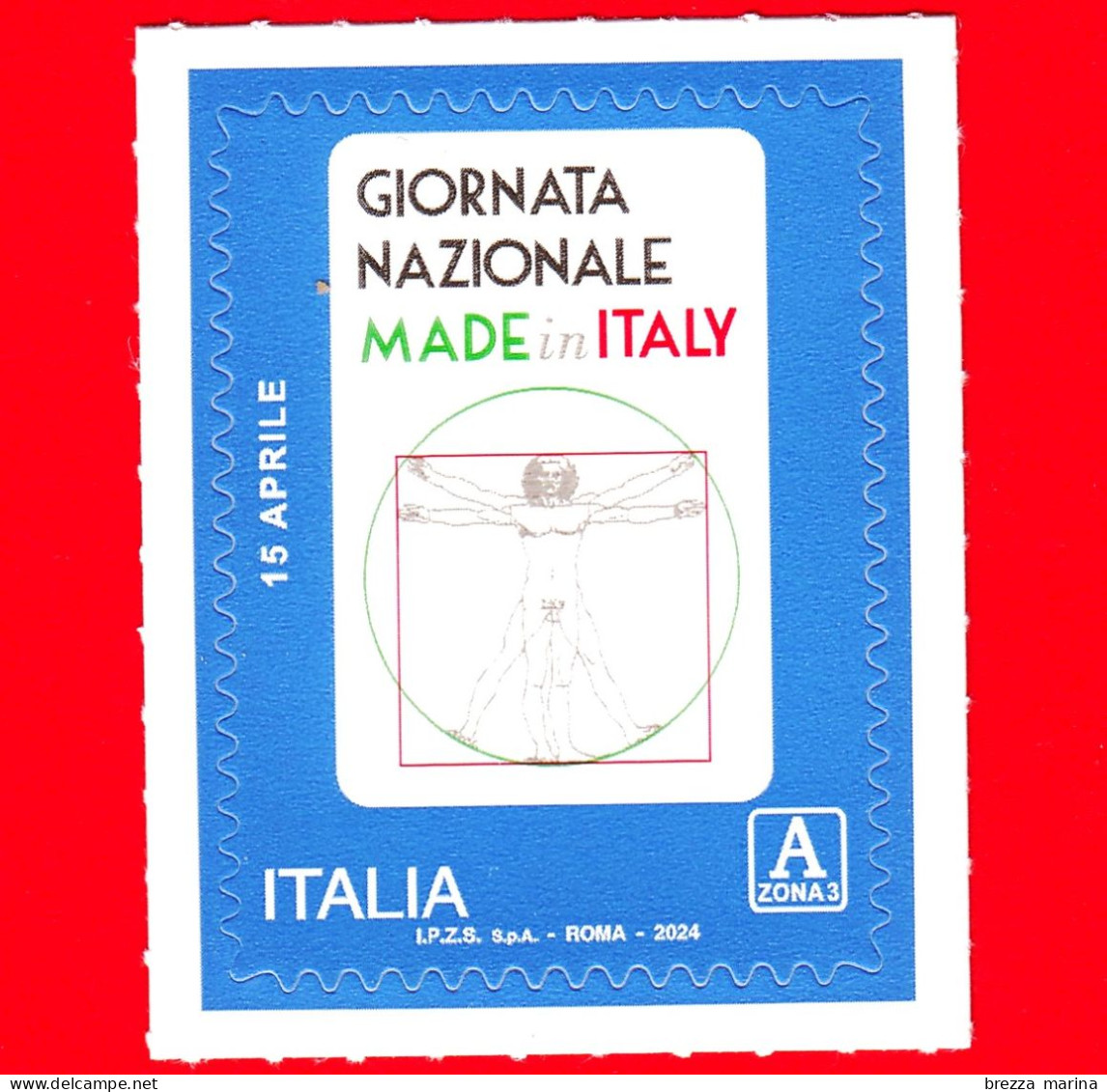 Nuovo - MNH - ITALIA - 2024 - Giornata Nazionale Del Made In Italy - Logo - A Zona 3 - 2021-...: Mint/hinged