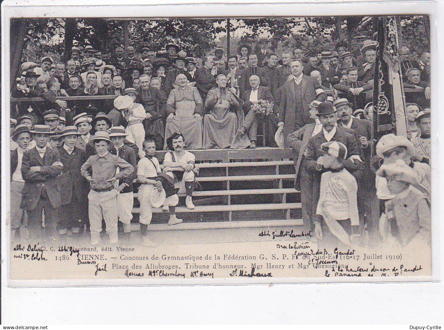 VIENNE: Concours De Gymnastique De La Fédération G.S.P.F. Du Sud-est 1910 - Très Bon état - Vienne