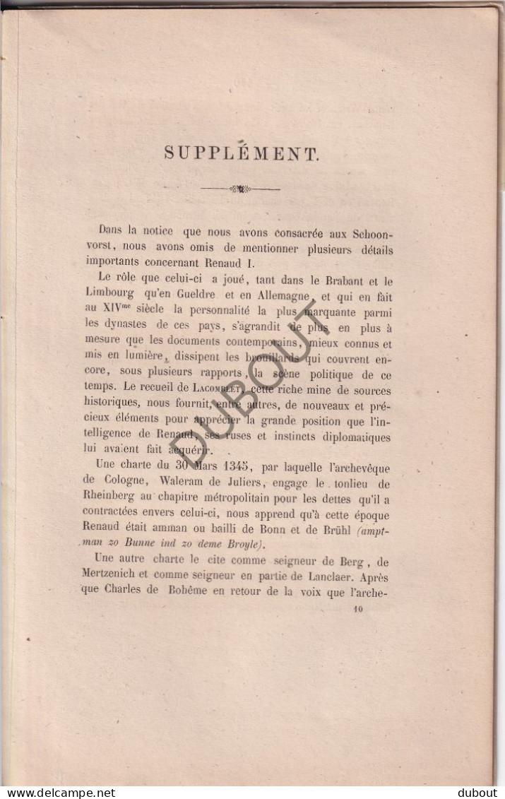 Les Schoonvorst - G.D. Franquinet - Roermond 1874 (V3051) - 1901-1940