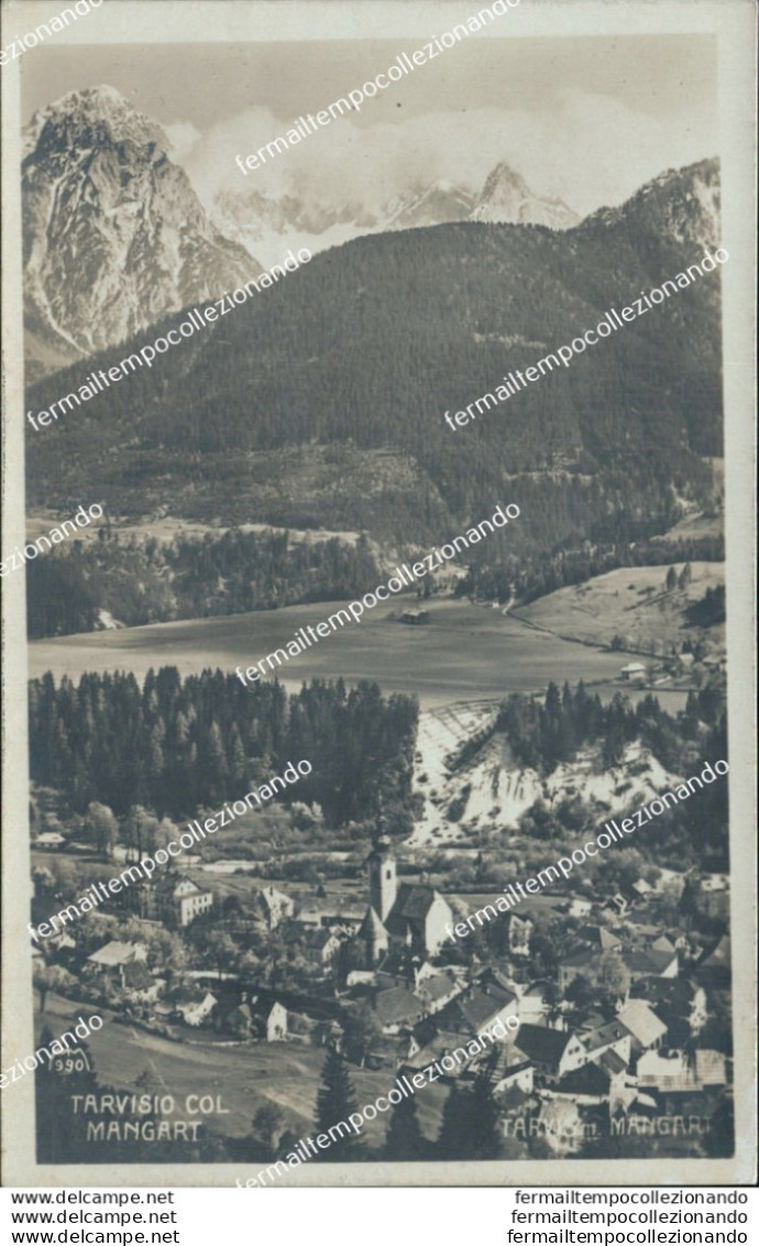 Ai602 Cartolina Tarvisio Col Mangart 1925 Provincia Di Udine - Udine