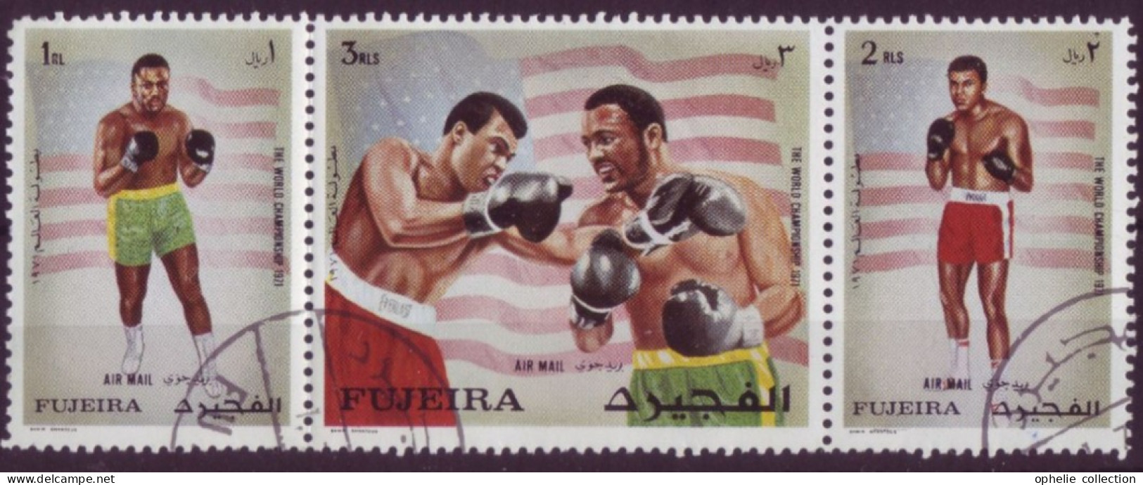 Asie - Fujeira - Mohamed-Ali - World Championship - 3 Timbres Différents - 7159 - Fudschaira